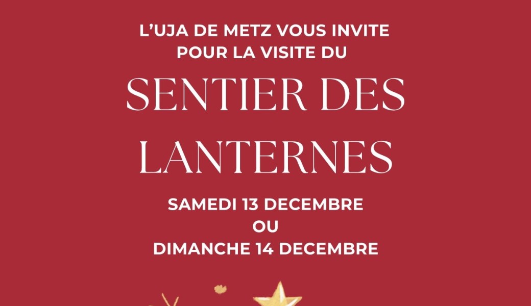 Visite du Sentier des Lanternes - Dimanche 14 Décembre 