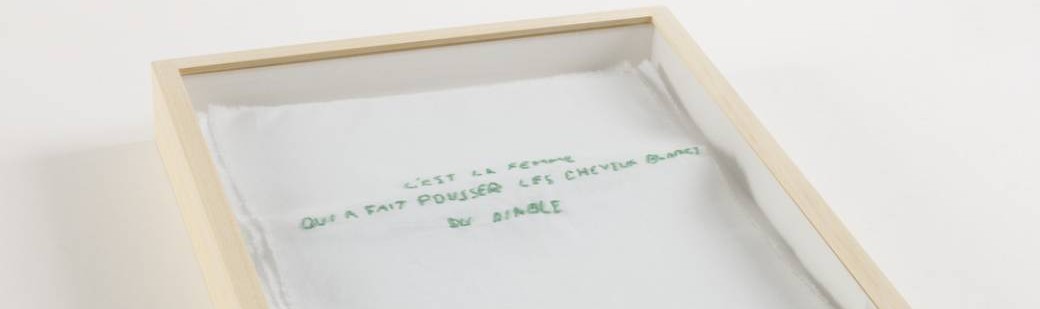 [COMPLET] Visite et atelier broderie autour de l'exposition "Arts textiles et féminismes"
