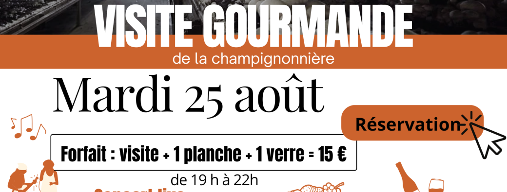 Visite gourmande de la champignonnière