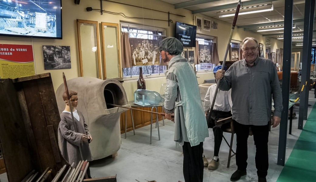 Visite guidée du Centre de mémoire de la verrerie d'Aniche