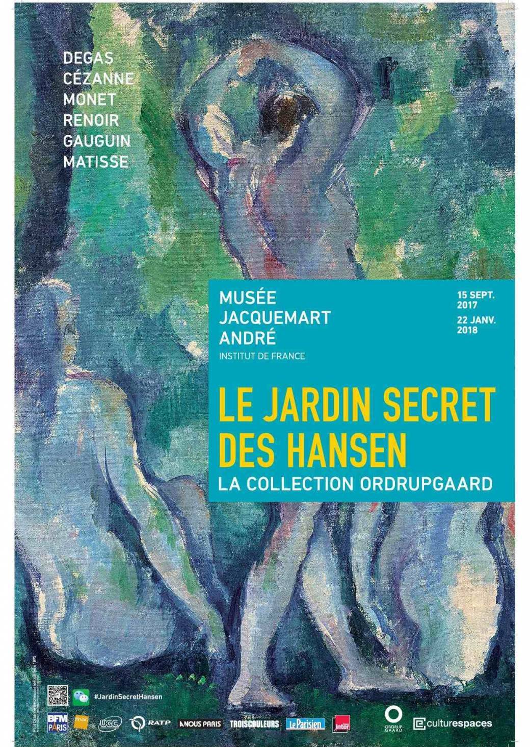 « LE JARDIN SECRET DES HANSEN, LA COLLECTION ORDRUPGAARD » visite guidée expo avec michel lhéritier