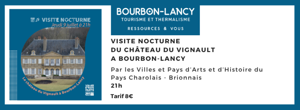 Visite guidée PAH : Visite nocturne du Château du Vignault