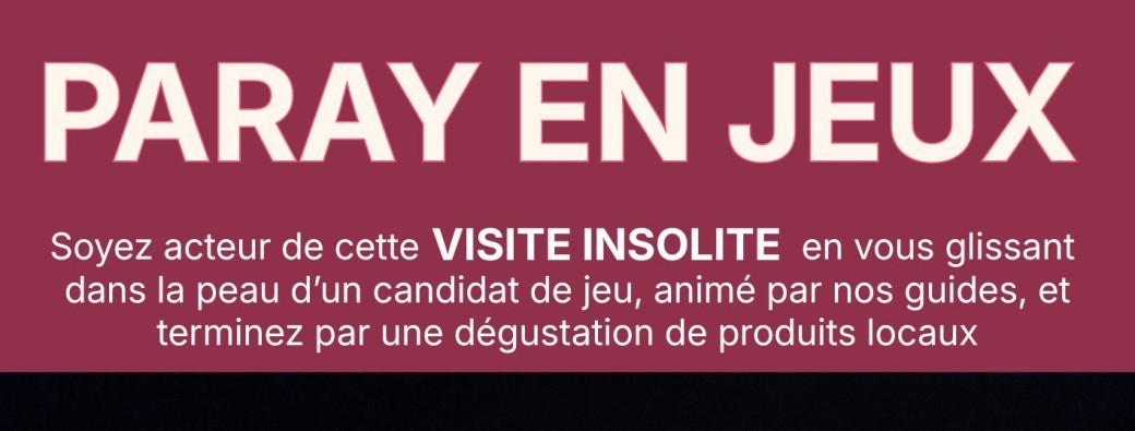 Visite insolite : Paray en jeux !