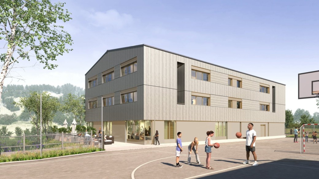 Visite de l'internat d'excellence du Rhône