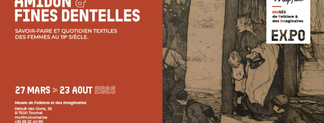 Visite privée de l'exposition "Amidon & Fines Dentelles"