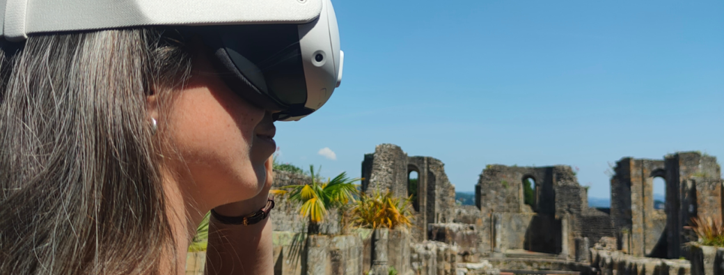 Entrée + L'abbaye-forteresse en 3D