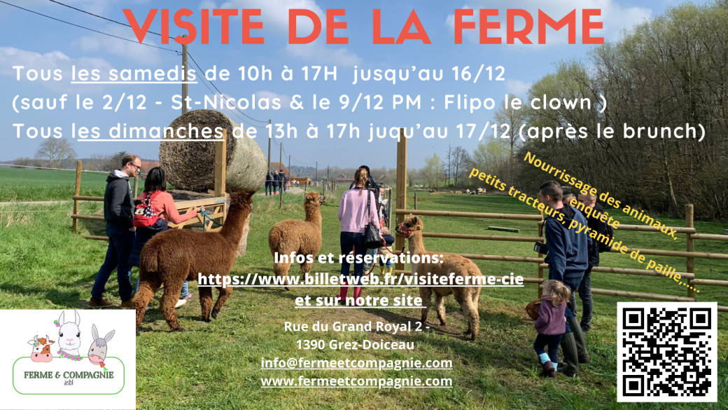 Visite de la ferme - parcours en autonomie Visite de la ferme - parcours en autonomie