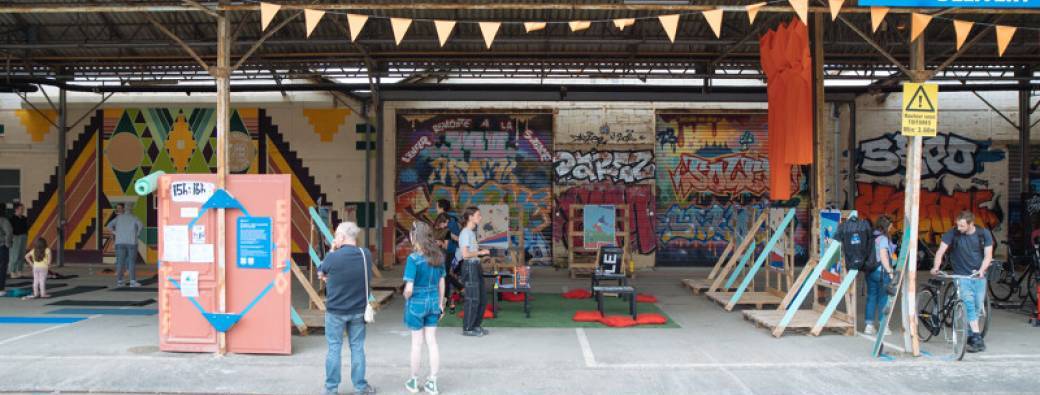 Visite des Halles en commun 