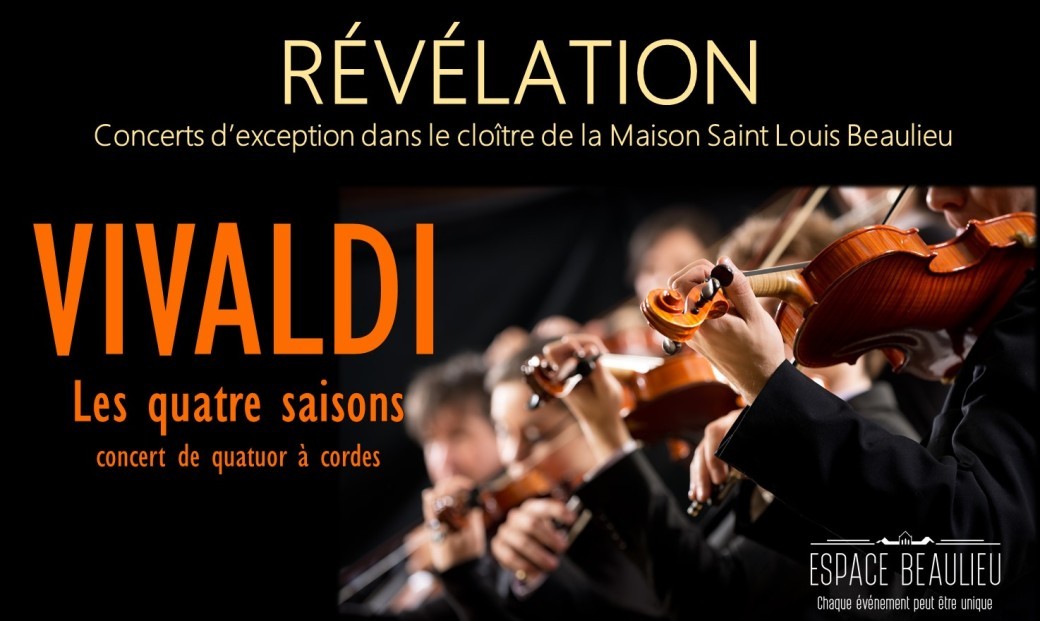 RÉVÉLATION - Concert VIVALDI : Les quatre saisons, concert de quatuor à cordes - Quatuor Aliénor