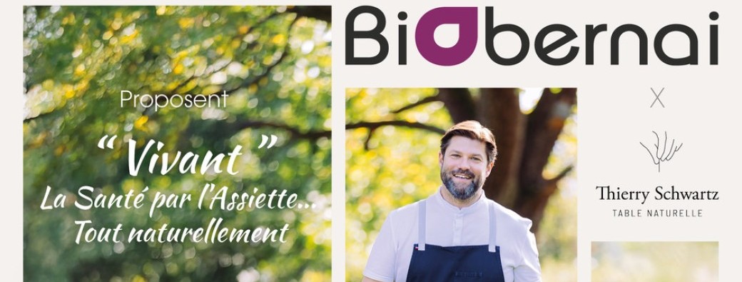 "VIVANT", La Santé dans l'Assiette... tout naturellement", dîner signature 