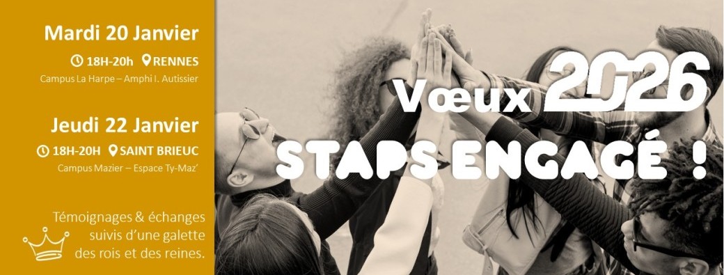 Voeux 2026 - STAPS Engagé