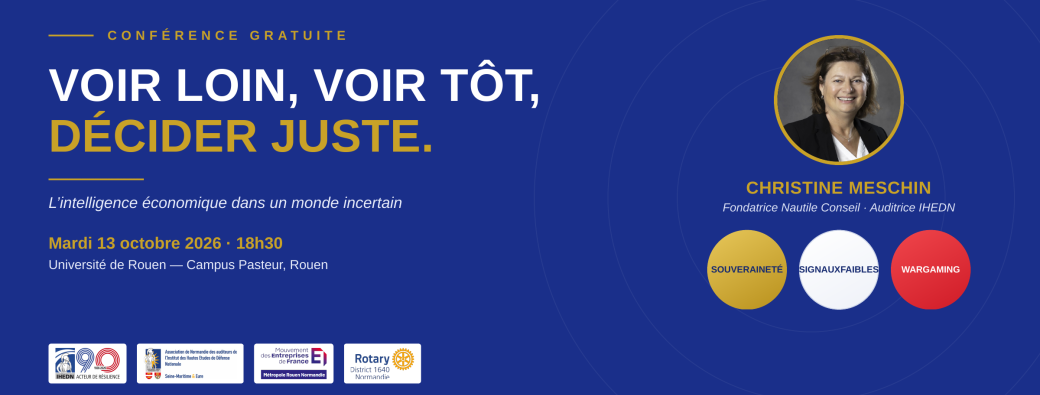 Voir loin, voir tôt, décider juste — L'intelligence économique dans un monde incertain