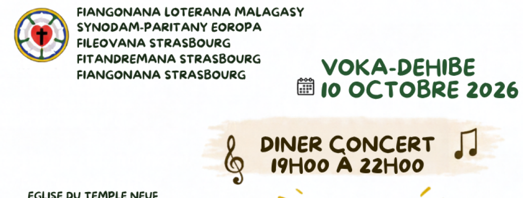 VOKA-DEHIBE - DINER CONCERT FLM STRASBOURG