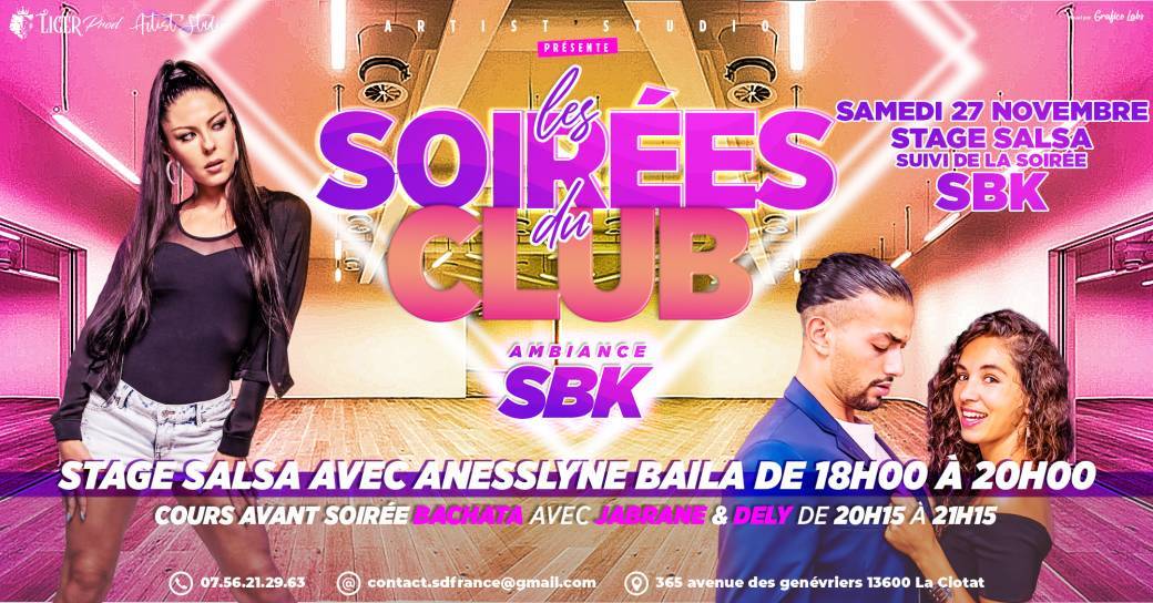 Vos soirées du samedi  du club SBK ( La Ciotat )