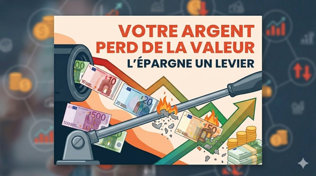 Votre argent perd de la valeur / l'épargne un levier ?