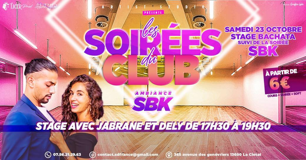 Votre Soirée du Club SBK du samedi 23 octobre 2021
