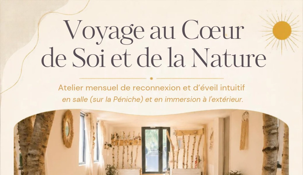 Voyage au cœur de soi et de la nature · Péniche La Nouvelle Lune