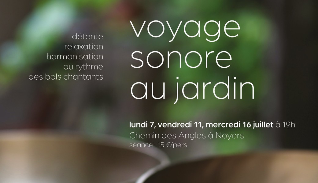 Voyage sonore au jardin 