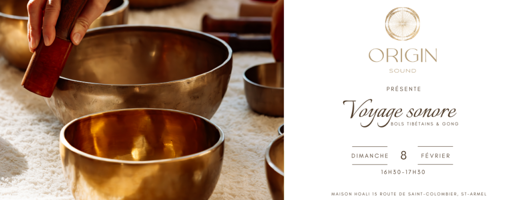 Voyage sonore - Bols tibétains & Gong