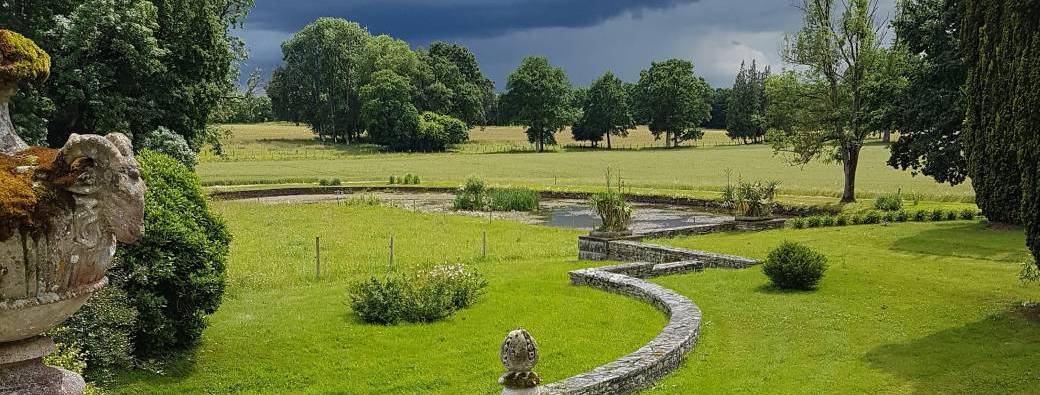 Vues et perspectives au Bois Cornillé, le fondement d’un parc de la Belle époque.