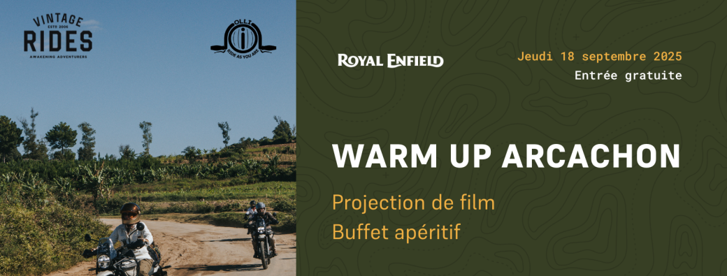 Warm Up Arcachon - Vintage Rides x Olli Motorcycles