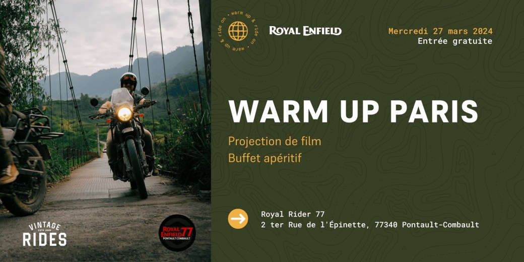 Warm Up Seine-et-Marne - Vintage Rides x Royal Rider 77