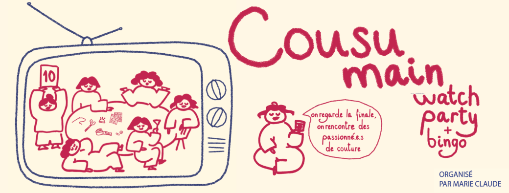 Watchparty Cousu Main + Bingo