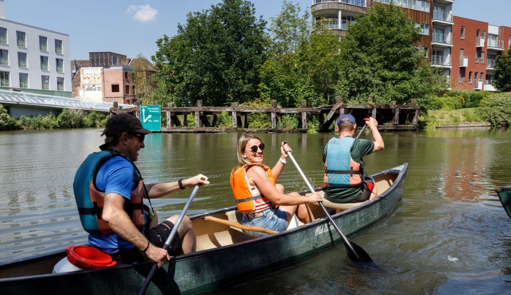 Waterwandeling bij Zuiderpoort