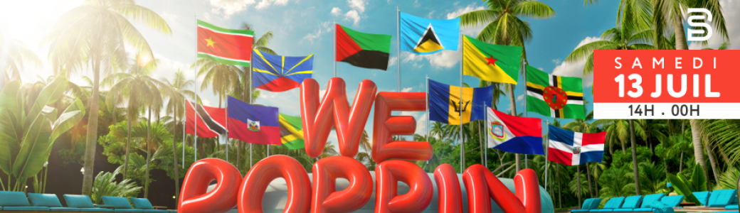 We Poppin pool party -