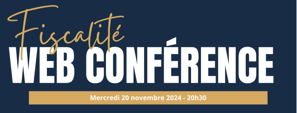 Web conférence - Fiscalité