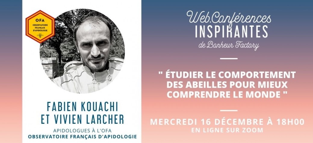 Web Conférence " Étudier le comportement des abeilles pour mieux comprendre le monde "