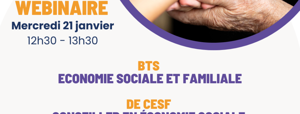 Webinaire BTS ESF - DE CESF