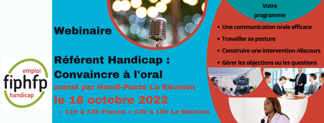 Webinaire Référent Handicap - Convaincre à l'oral