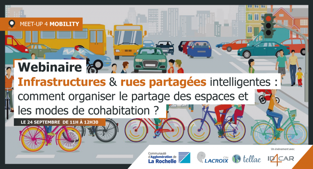 Webinaire Infrastructures et rues partagées et intelligentes : comment organiser le partage des esp