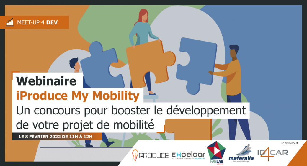 Webinaire iProduce My Mobility – Un concours pour booster le développement de votre projet de mob