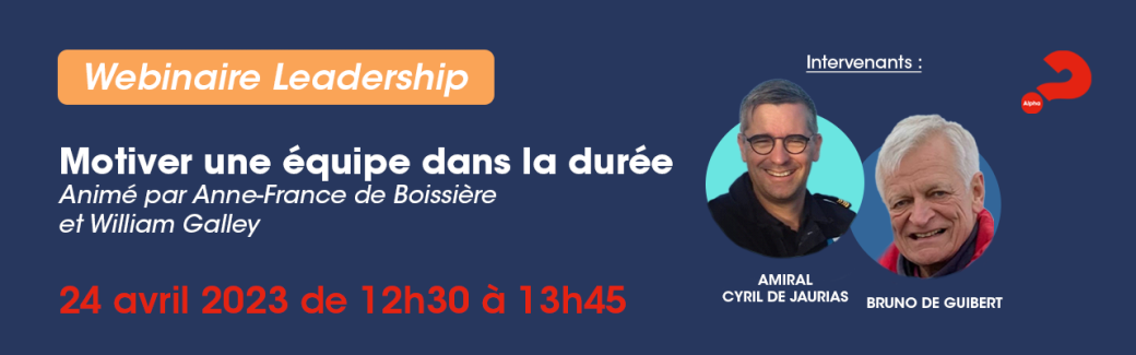 Webinaire Leadership : Motiver une équipe sur la durée -  En ligne