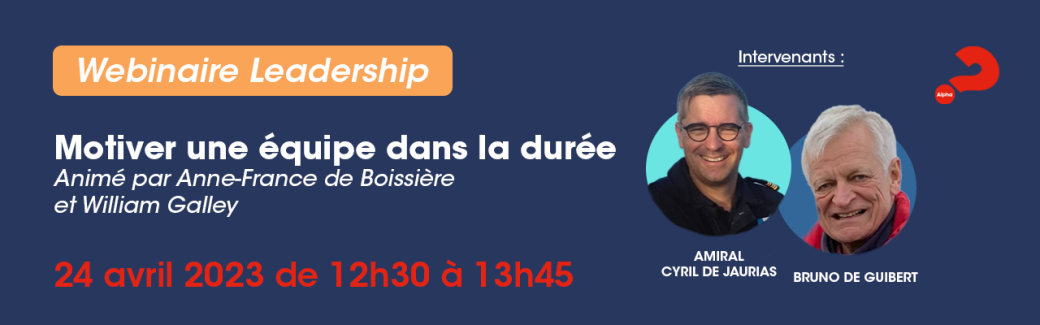 Webinaire Leadership : Motiver une équipe sur la durée -  En ligne Webinaire Leadership : Motiver une équipe sur la durée -  En ligne