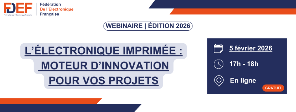 Webinaire "L'Electronique Imprimée : moteur d'innovation pour vos projets"