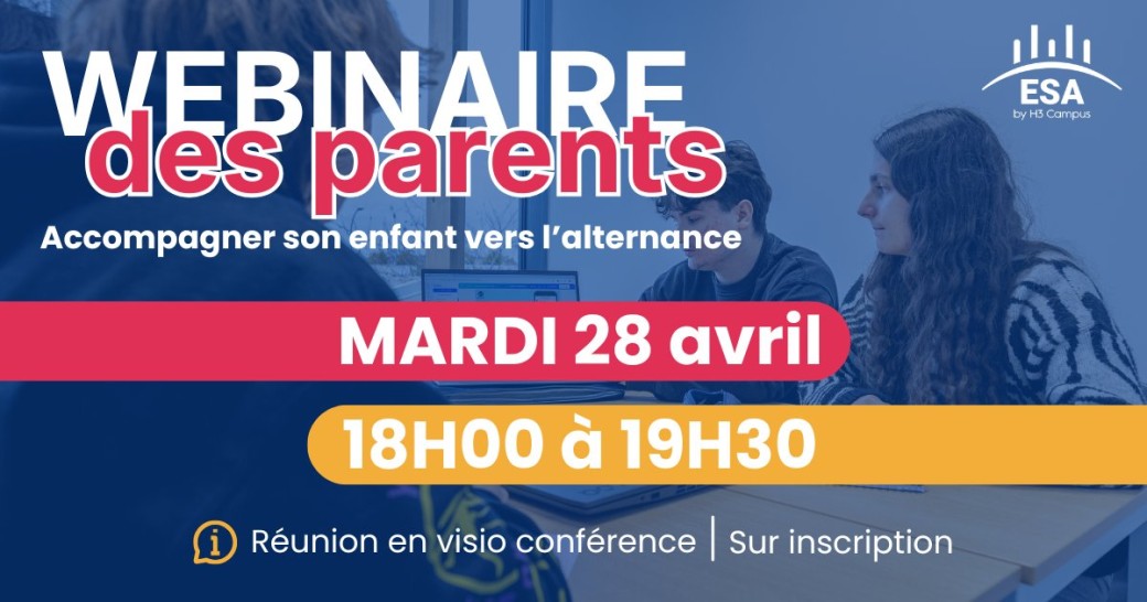 WEBINAIRE PARENTS - Accompagner son enfant vers l’alternance 