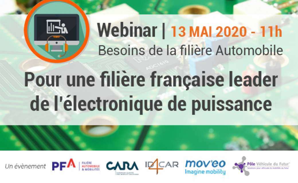 [WEBINAIRE] Pour une filière française leader de l’électronique de puissance