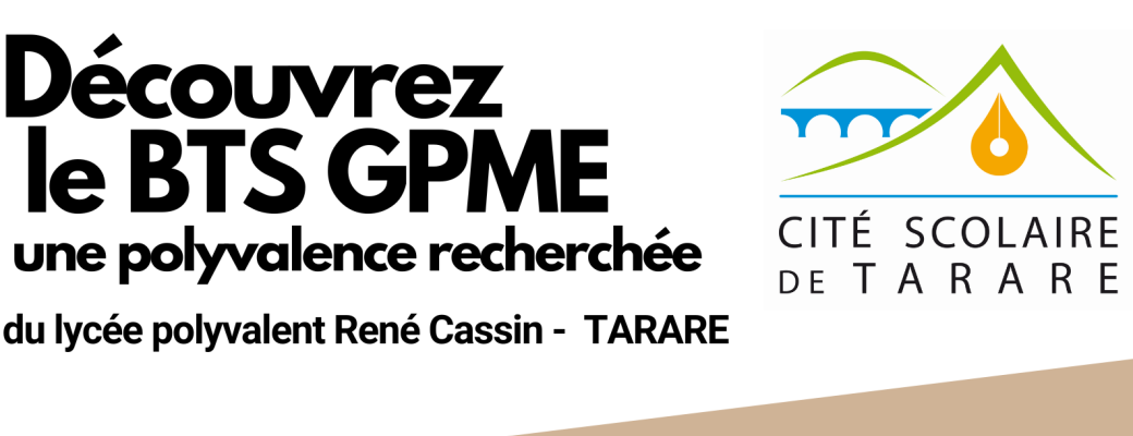 Webinaire présentation du BTS GPME - JES