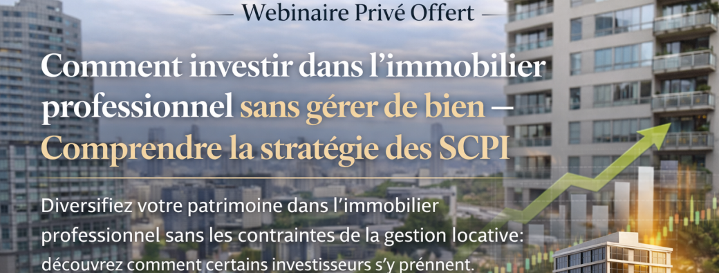 Investir malin dans l’immobilier professionnel grâce aux SCPI, sans gestion locative