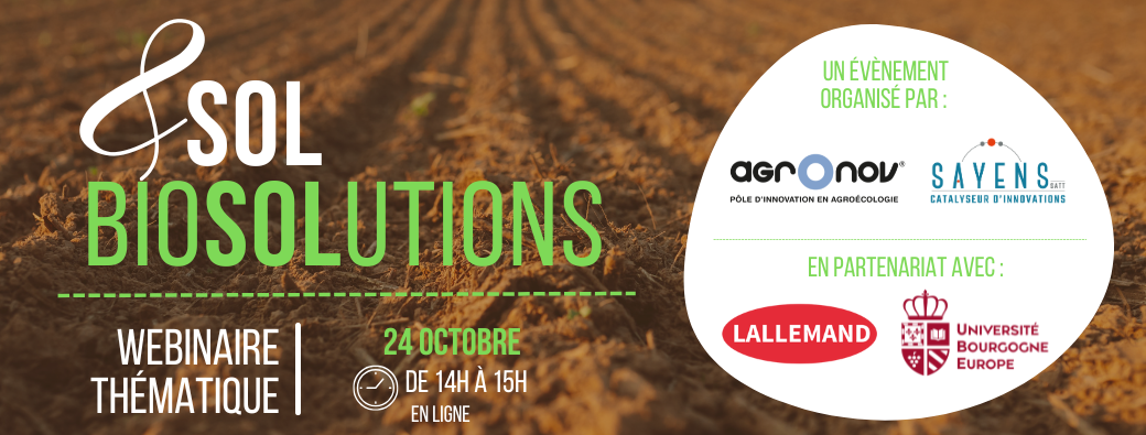 WEBINAIRE /// Sol & biosolutions : exemples et leviers
