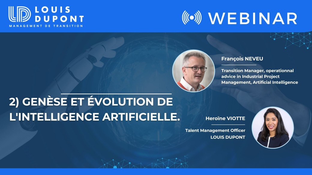 Webinar 2/3 : Genèse et évolution de l'intelligence artificielle