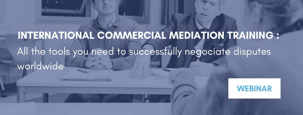 WEBINAR | International commercial mediation training with CEDR