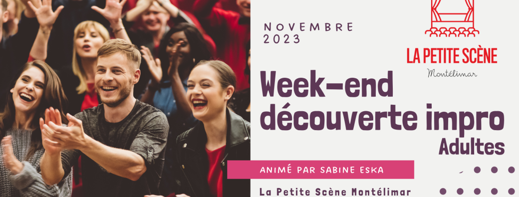Week-end découverte impro adultes - 4 et 5 novembre 2023