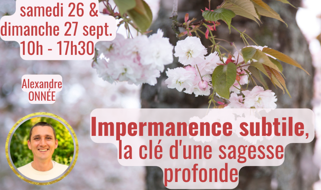 Week-end spécial (Dimanche streaming) - Impermanence subtile, la clé d'une sagesse profonde