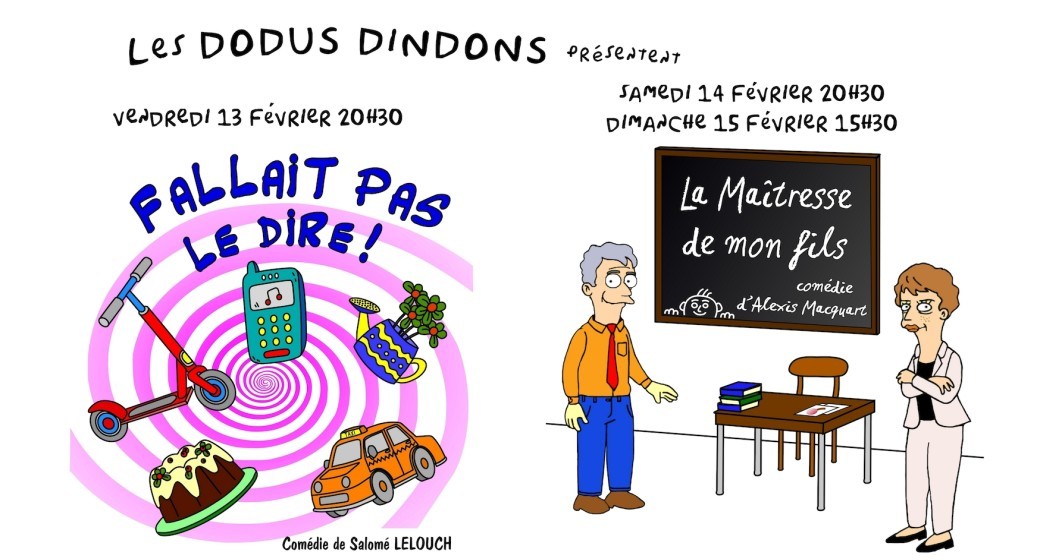 Week-end théâtre Les Dodus Dindons au Ludion