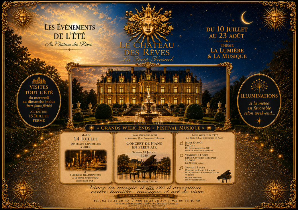 Week-ends de l’été Lumières & Musiques