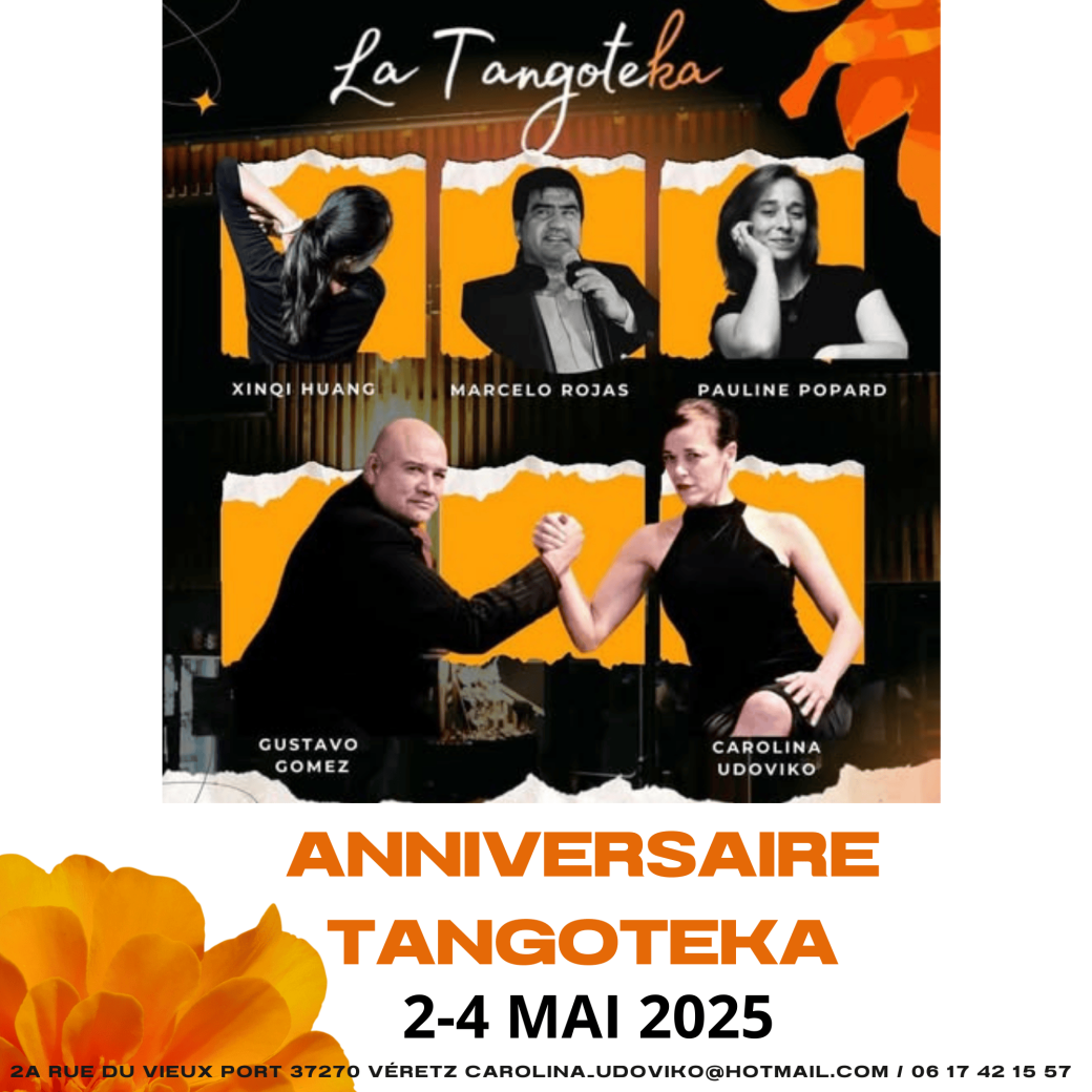 Weekend Tango | Anniversaire 2 ans La Tangoteka | Carolina Udoviko,  Marcelo Rojas |  2 au 4 mai  25